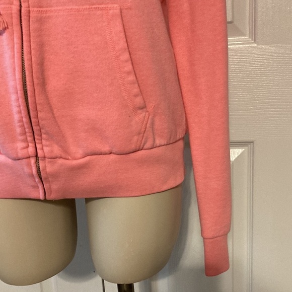 PINK VIctoria’s Secret Hooded Full Zip Sweatshirt M - Picture 4 of 15